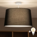 Brilagi - LED pritrjen lestenec CERIA 1xE27/60W/230V Ø 45 cm bela/črna