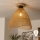 Brilagi - LED pritrjen lestenec CERIA BOHO 1xE27/40W/230V, premer 50 cm, rjava/hrast