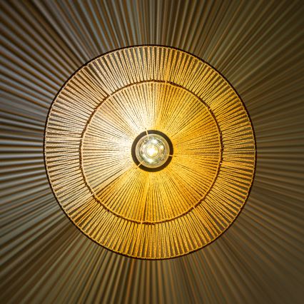 Brilagi - LED pritrjen lestenec CERIA BOHO 1xE27/40W/230V premer 50 cm rjava