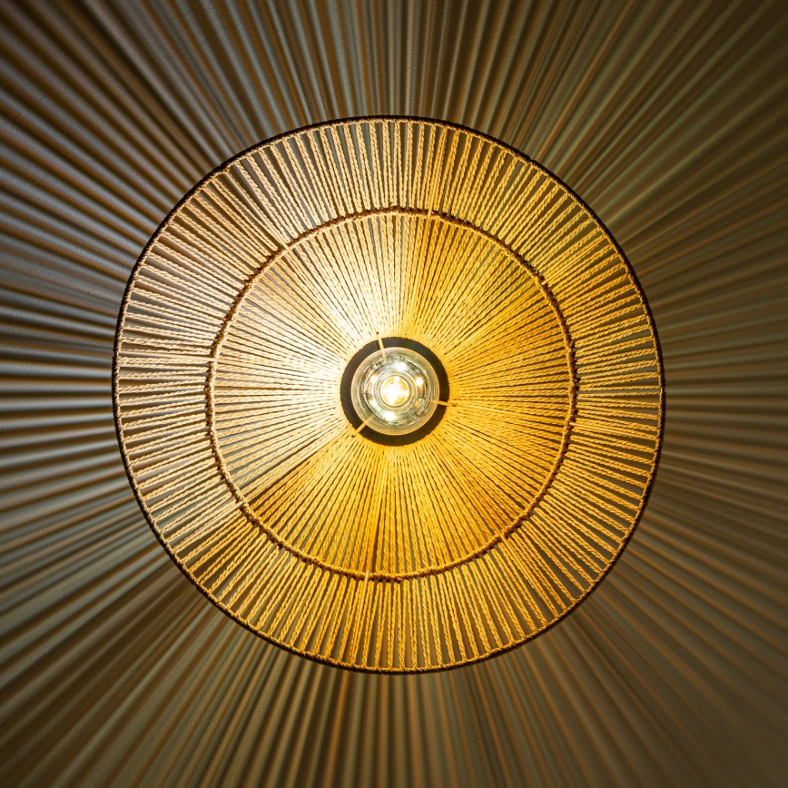 Brilagi - LED pritrjen lestenec CERIA BOHO 1xE27/40W/230V premer 50 cm rjava