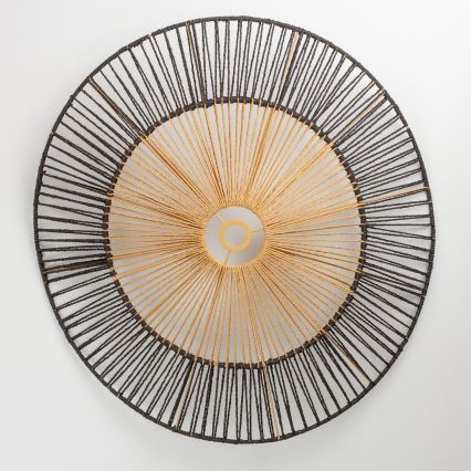 Brilagi - LED pritrjen lestenec CERIA BOHO 1xE27/40W/230V premer 80 cm črna/rjava