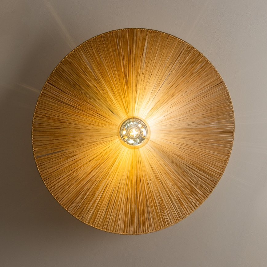 Brilagi - LED pritrjen lestenec CERIA BOHO 1xE27/40W/230V, premer 80 cm, rafija