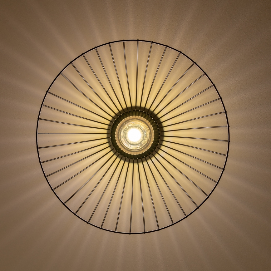 Brilagi - LED pritrjen lestenec CERIA WIRE 1xE27/40W/230V premer 45 cm črna