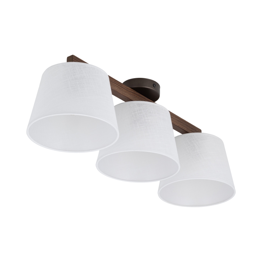 BRILAGI - LED pritrjen lestenec LATTE 3xE27/15W/230V borovica/bela