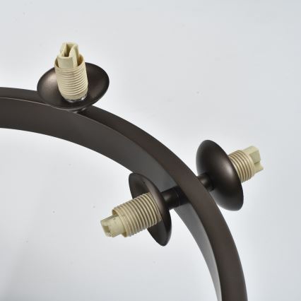 Brilagi - LED pritrjen lestenec MILLA 10xG9/3W/230V rjava/dimna rjava