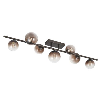 Brilagi - LED pritrjen lestenec MILLA 7xG9/3W/230V rjava/zadimljena rjava