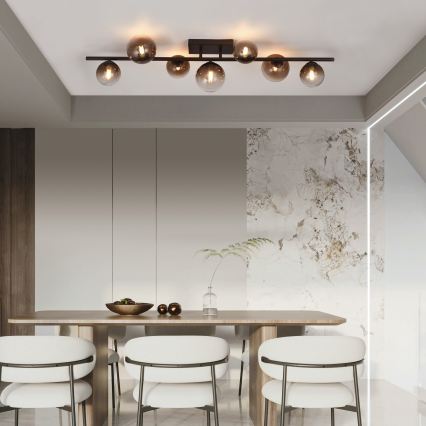 Brilagi - LED pritrjen lestenec MILLA 7xG9/3W/230V rjava/zadimljena rjava