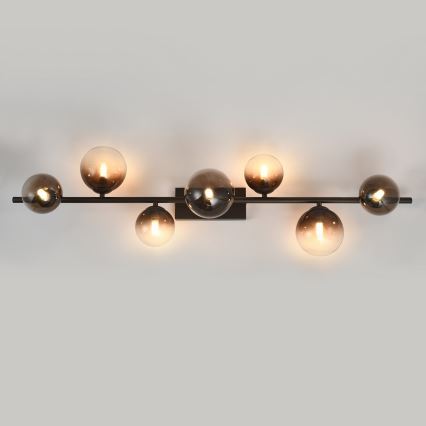 Brilagi - LED pritrjen lestenec MILLA 7xG9/3W/230V rjava/zadimljena rjava
