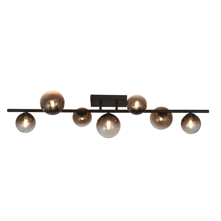 Brilagi - LED pritrjen lestenec MILLA 7xG9/3W/230V rjava/zadimljena rjava