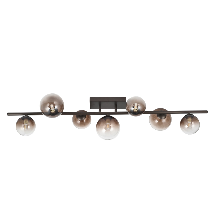 Brilagi - LED pritrjen lestenec MILLA 7xG9/3W/230V rjava/zadimljena rjava
