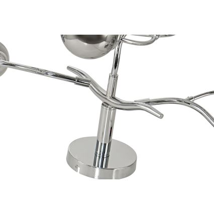 Brilagi - LED pritrjen lestenec MISTEL 9xG9/3W/230V črni krom/dimljeno steklo