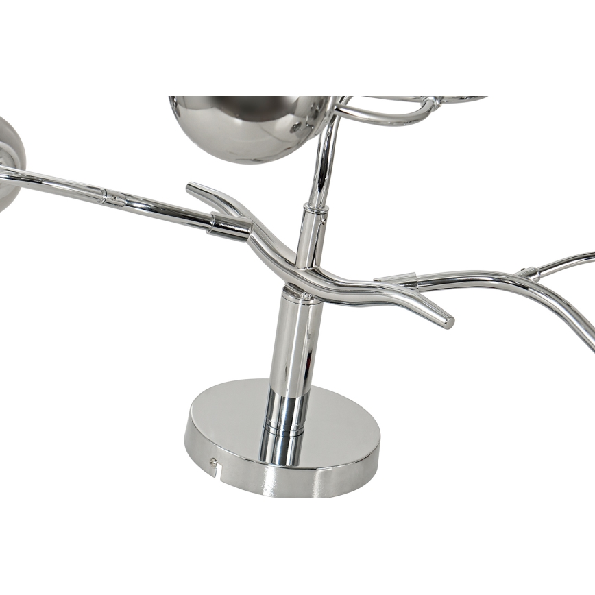 Brilagi - LED pritrjen lestenec MISTEL 9xG9/3W/230V črni krom/dimljeno steklo