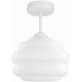 BRILAGI - LED pritrjen lestenec RETRO GLASS 1xE27/60W/230V Ø 20 cm bela