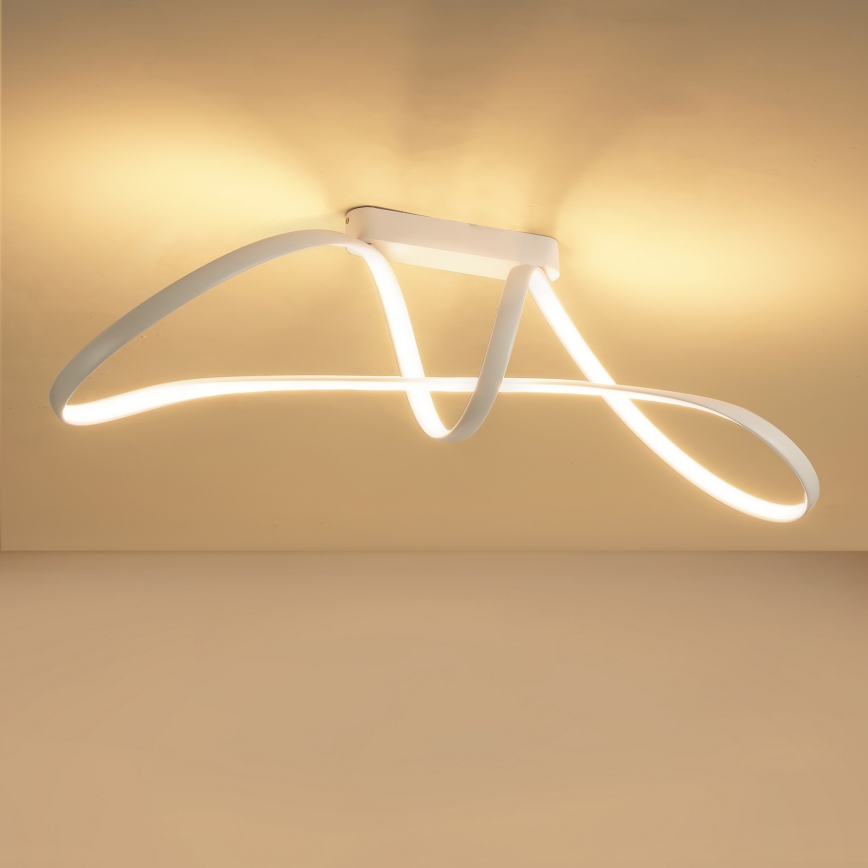 Brilagi - LED zatemljiv površinsko montiran lestenec TWISTER LED/60W/230V 3000-6000K bela + daljinski upravljalnik