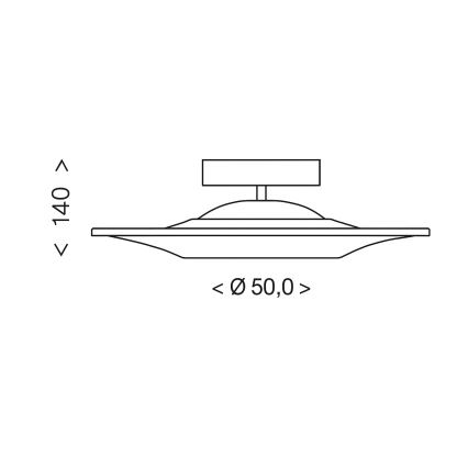 Brilagi - LED pritrjen lestenec VERANO LED/38W/230V