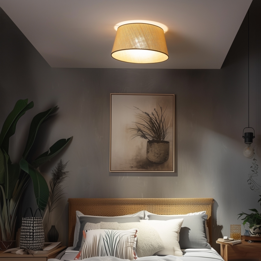 Brilagi - LED pritrjen stropni lestenec CERIA 1xE27/40W/230V, premer 50 cm, bež