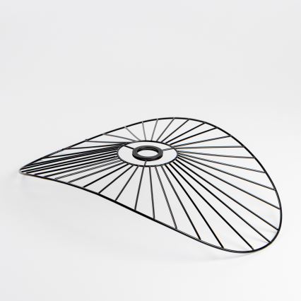 Brilagi - LED pritrjen stropni lestenec CERIA WIRE 1xE27/40W/230V 40x56 cm črna/hrast