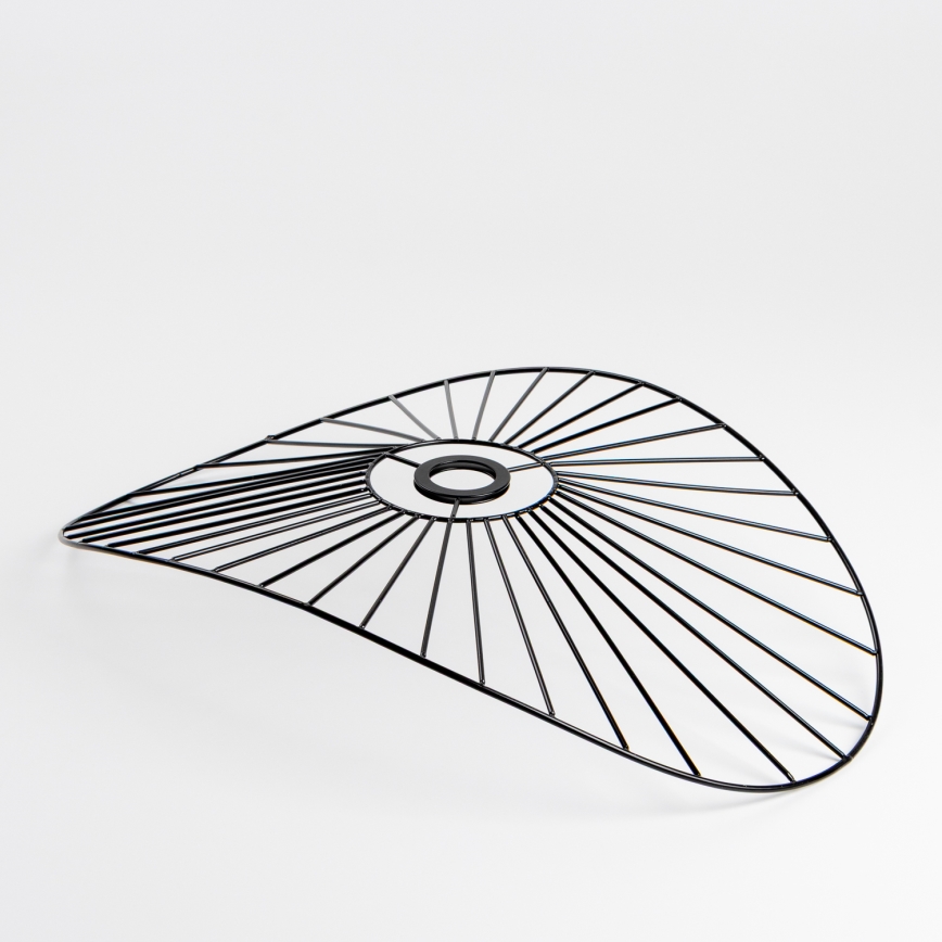 Brilagi - LED pritrjen stropni lestenec CERIA WIRE 1xE27/40W/230V 40x56 cm črna/hrast