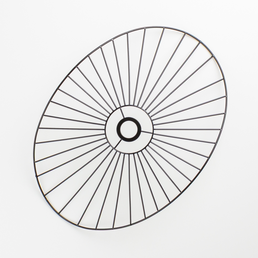 Brilagi - LED pritrjen stropni lestenec CERIA WIRE 1xE27/40W/230V 40x56 cm črna/hrast