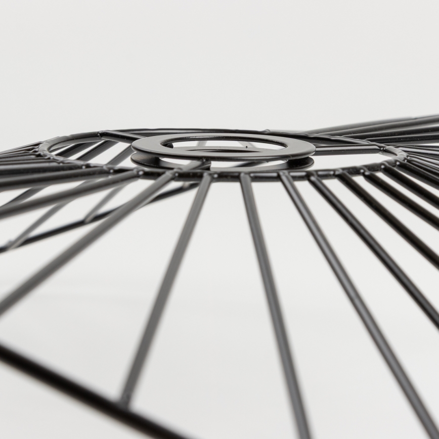 Brilagi - LED pritrjen stropni lestenec CERIA WIRE 1xE27/40W/230V 40x56 cm črna/hrast