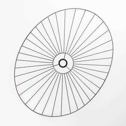 Brilagi - LED pritrjen stropni lestenec CERIA WIRE 1xE27/40W/230V 60x80 cm črna/hrast
