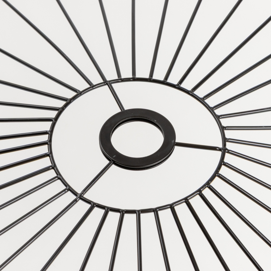 Brilagi - LED pritrjen stropni lestenec CERIA WIRE 1xE27/40W/230V 60x80 cm črna/hrast