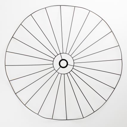 Brilagi - LED pritrjen stropni lestenec CERIA WIRE 1xE27/40W/230V premer 80 cm črna/hrast