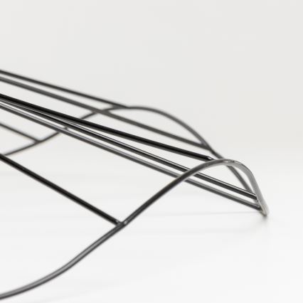 Brilagi - LED pritrjen stropni lestenec CERIA WIRE 1xE27/40W/230V premer 80 cm črna/hrast