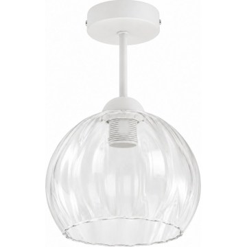 BRILAGI - LED pritrjen stropni lestenec RETRO GLASS 1xE27/60W/230V Ø 25 cm bela/prozorna
