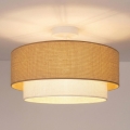 Brilagi - LED pritrjena stropna svetilka BOHO ECO 1xE27/10W/230V, premer 40 cm, bež/kremna