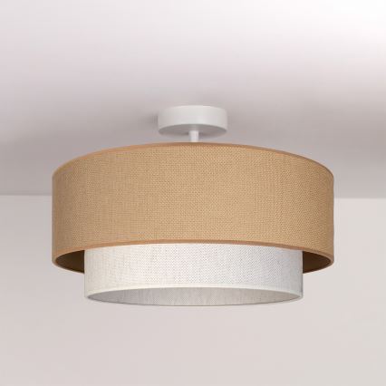 Brilagi - LED pritrjena stropna svetilka BOHO ECO 1xE27/10W/230V, premer 40 cm, bež/kremna