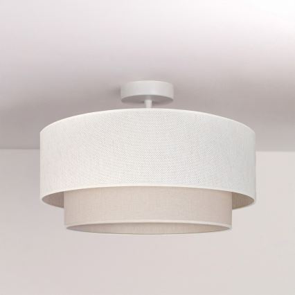 Brilagi - LED pritrjena stropna svetilka BOHO ECO 1xE27/10W/230V, premer 40 cm, kremna