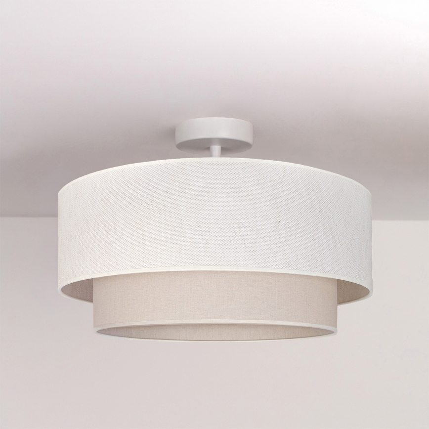 Brilagi - LED pritrjena stropna svetilka BOHO ECO 1xE27/10W/230V, premer 40 cm, kremna