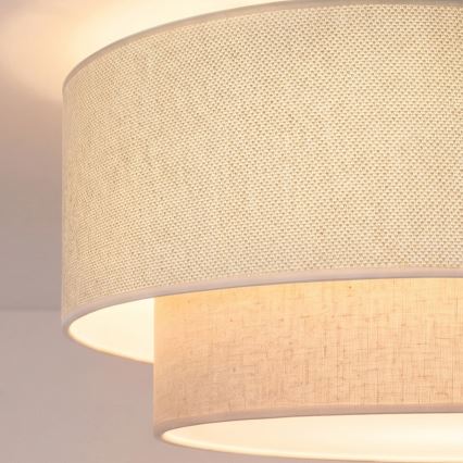 Brilagi - LED pritrjena stropna svetilka BOHO ECO 1xE27/10W/230V, premer 40 cm, kremna