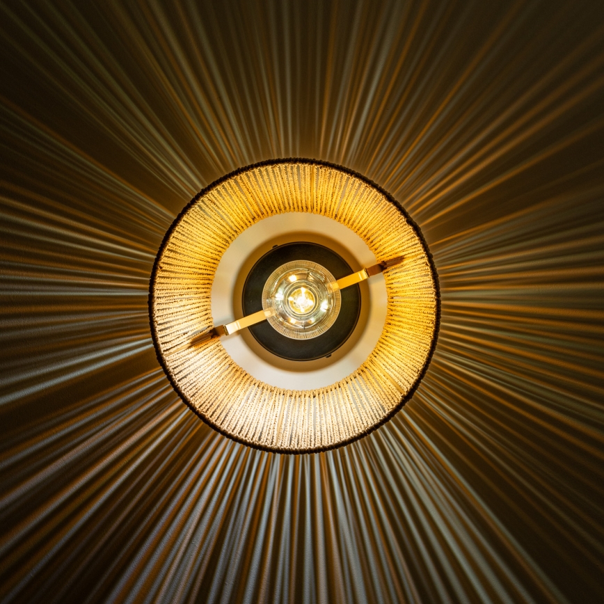 Brilagi - LED pritrjena stropna svetilka CERIA BOHO 1xE27/40W/230V premer 28 cm rjava