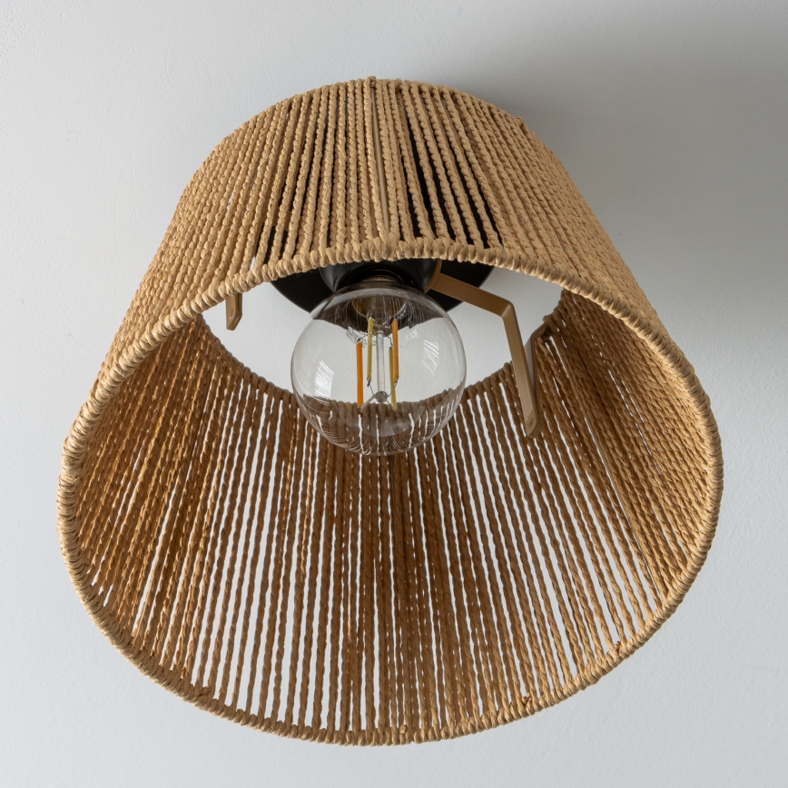 Brilagi - LED pritrjena stropna svetilka CERIA BOHO 1xE27/40W/230V premer 28 cm rjava