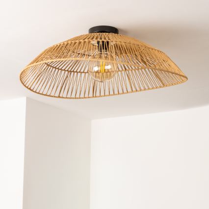 Brilagi - LED pritrjena stropna svetilka CERIA BOHO 1xE27/40W/230V premer 70 cm rjava