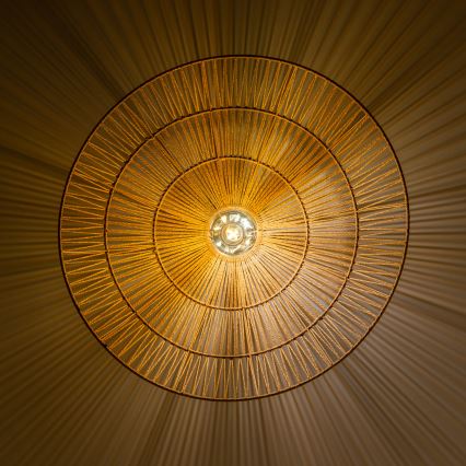 Brilagi - LED pritrjena stropna svetilka CERIA BOHO 1xE27/40W/230V premer 70 cm rjava