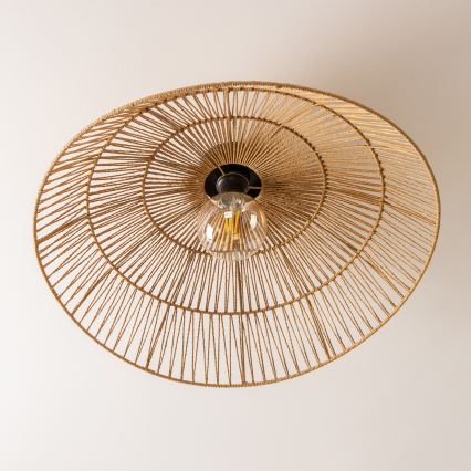 Brilagi - LED pritrjena stropna svetilka CERIA BOHO 1xE27/40W/230V premer 70 cm rjava