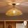 Brilagi - LED pritrjena stropna svetilka CERIA BOHO 1xE27/60W/230V premer 50 cm črna/rjava