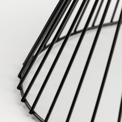 Brilagi - LED pritrjena stropna svetilka CERIA WIRE 1xE27/40W/230V premer 30 cm črna/hrast