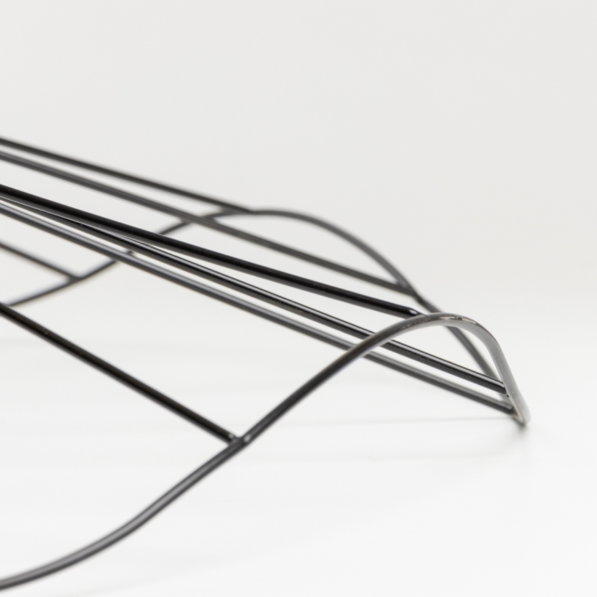 Brilagi - LED pritrjena stropna svetilka CERIA WIRE 1xE27/40W/230V, premer 80 cm, črna/hrast