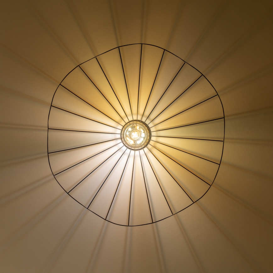 Brilagi - LED pritrjena stropna svetilka CERIA WIRE 1xE27/40W/230V premer 80 cm črna