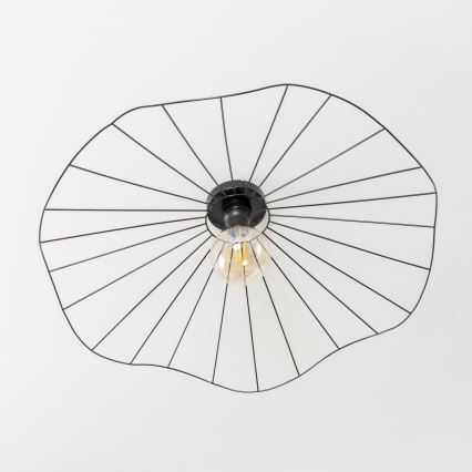 Brilagi - LED pritrjena stropna svetilka CERIA WIRE 1xE27/40W/230V premer 80 cm črna