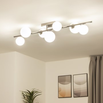 BRILAGI - LED pritrjena stropna svetilka MILLA 7xG9/3W/230V črni krom/bela