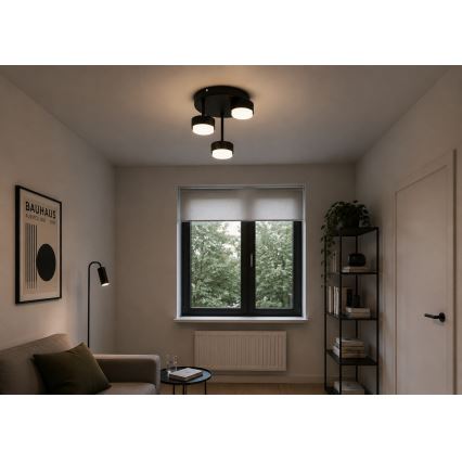 Brilagi - LED pritrjena stropna svetilka MONO 3xGX53/30W/230V črna