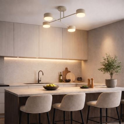 Brilagi - LED pritrjena stropna svetilka MONO 4xGX53/30W/230V bež