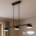BRILAGI - LED RBG+CCT zatemnjevalen lestenec na kablu MONO 3xGX53/14W/230V 2700-6500K Wi-Fi Tuya črna