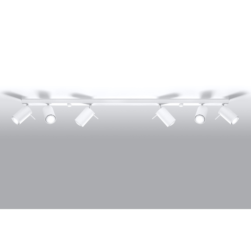 Brilagi -  LED Reflektor ASMUS 6xGU10/7W/230V bela