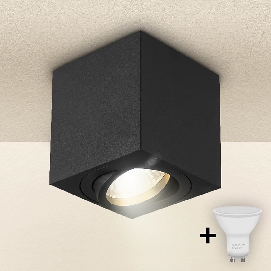 Brilagi - LED Reflektor MIA 1xGU10/30W/230V 84x80 mm črna